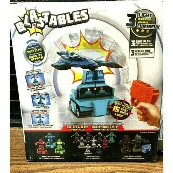 Blastables Rebounding Robot With Blaster Motorized 360° Movement Ages 4+ So - Picture 7 of 9